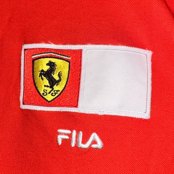 RACING FORMULA 1 F1 SCUDERIA FERRARI SHIRT FILA XL SCHUMACHER ERA Jersey RED - Picture 3 of 9